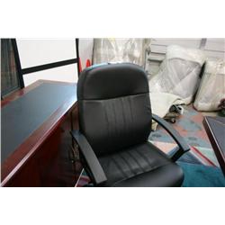 Black Leather Highback Executive Chair