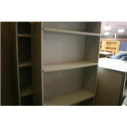 Grey 6' Bookshelf