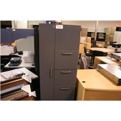 Teknion Grey Multi Drawer File Tower