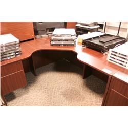 Mahogany Corner Computer Desk