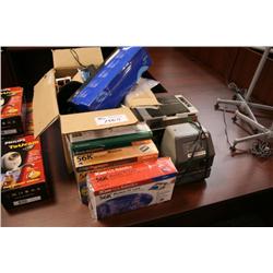 Misc Computer Supplies, Cash Counter, Time Clock