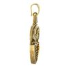 Image 4 : Antique Victorian 14k Gold Etruscan Revival Bead Wire Work Large Shield Pendant