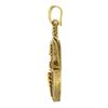 Image 5 : Antique Victorian 14k Gold Etruscan Revival Bead Wire Work Large Shield Pendant