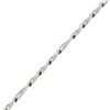 Image 1 : Men's Italian 14k White Gold 9" Polished 5.9mm Figaro Link Chain Bracelet