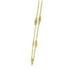 Image 5 : 18k Gold GIA 2 ctw GIA Colored Pink Yellow Diamond Flower Station Necklace Chain