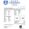 Image 4 : 0.51 ctw F COLOR CENTER Diamond and 0.57 ctw Blue Sapphire Platinum Ring (0.65 c