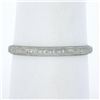 Image 5 : Antique 18K Gold 2.1mm Textured w/ Polished Sections Eternity Stack Band Rin