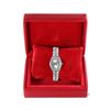 Image 9 : Rolex Ladies Stainless Steel Silver Index Diamond Bezel Date Wristwatch