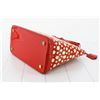 Image 4 : Louis Vuitton Red Vernis Dot Leather Yayoi Kusama Lockit Vertical MM Satchel Bag
