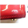 Image 6 : Louis Vuitton Red Vernis Dot Leather Yayoi Kusama Lockit Vertical MM Satchel Bag