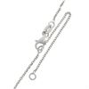 Image 4 : New 14K White Gold Rectangular Cut Prong Blue Zircon Solitaire Pendant & Chain