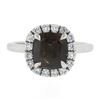 Image 6 : NEW Platinum 2.35 ctw GIA Graded Ceylon Alexandrite & Diamond Halo Engagement Ri