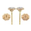Image 5 : New 14k Rose Gold 0.47 ctw Martini Bezel Round Brilliant Diamond Stud Earrings