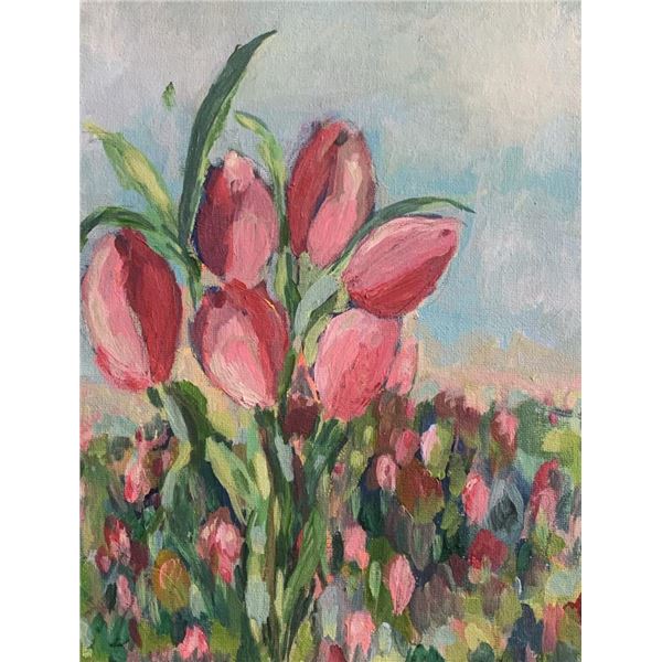 Field of Tulips by Adonna