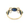Image 3 : 18kt YG Sapphire & Moonstone Ring