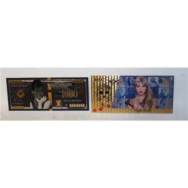 TAYLOR SWIFT + AUDREY HEPBURN BILL