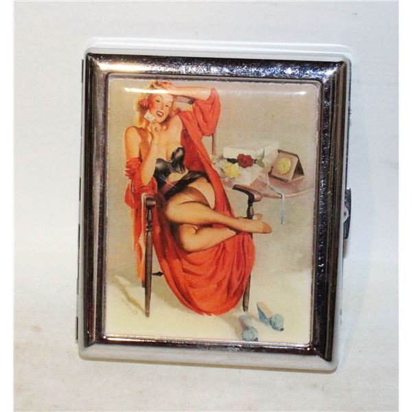 PINUP GIRL CIGARETTE CASE