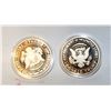 Image 1 : 2 AMERICAN LARGE COINS IN CASES