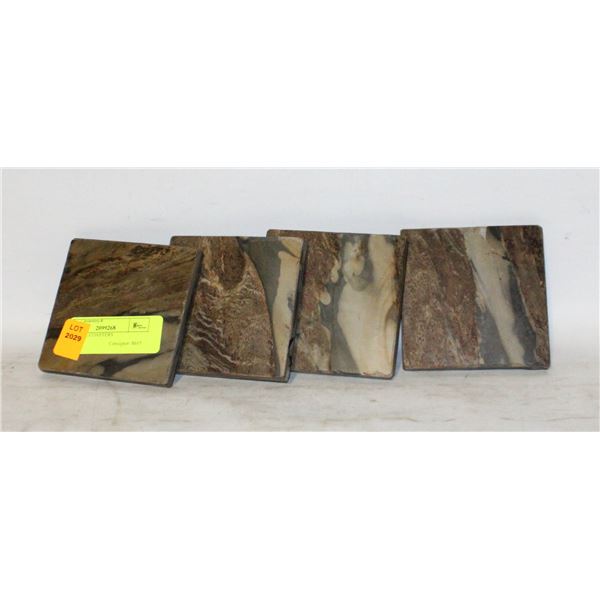 4 MARBLE COASTERS