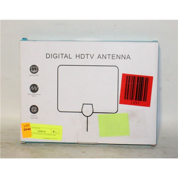 NEW HD ANTENNA ALLOWS FOR FREE HD