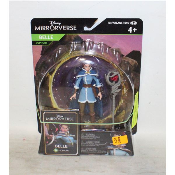 DISNEY MIRRORVERSE BELLE SUPPORT FIGURINE IN PACK