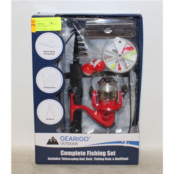 NEW GEARIGO OUTDOOR COMPLETE FISHING SET