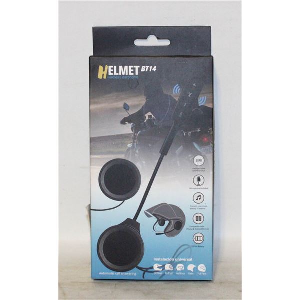 NEW BT14 MOTORCYCLE HELMET EARPHONES