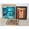 Image 1 : ESTATE LOT FRAMED 1957 ELVIS, PENNY COLLECTION &
