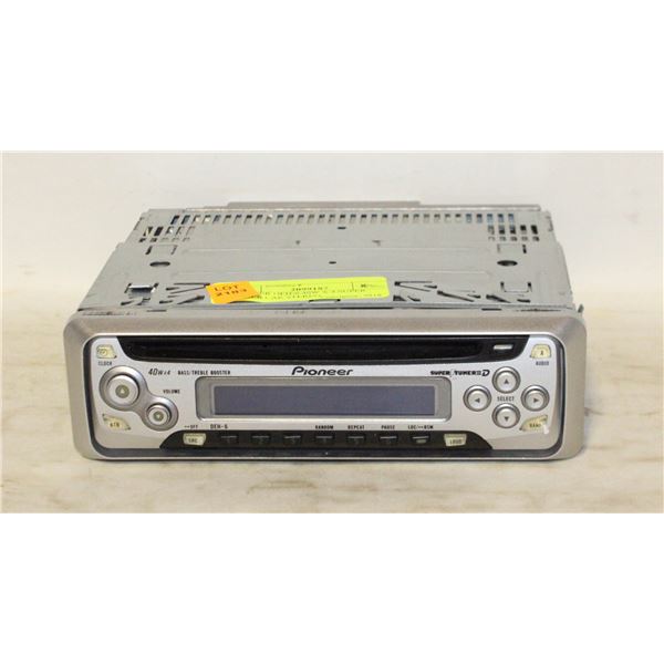 PIONEER DEH-6 40W X 4 SUPER TUNER CAR STEREO