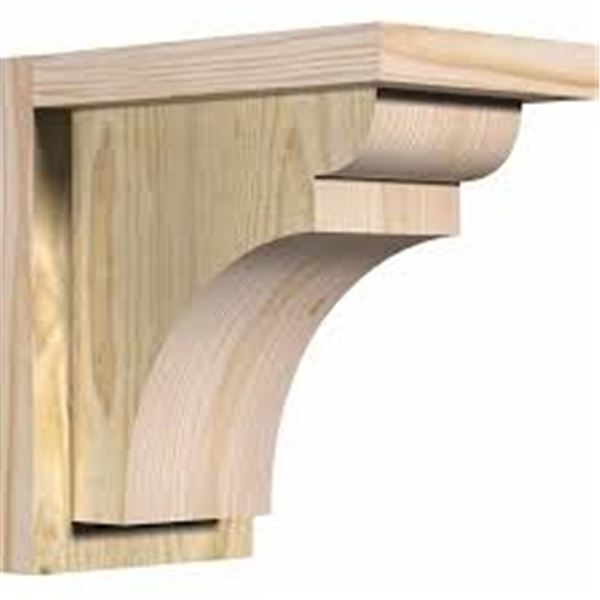 NEW 6 X 10 X 18" YORRKTOWN ROUGH SAWN CORBEL