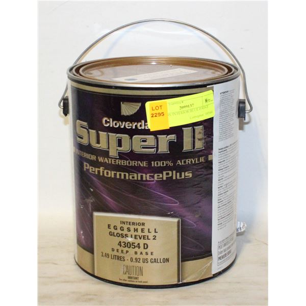GALLON INTERIOR BLUE PAINT