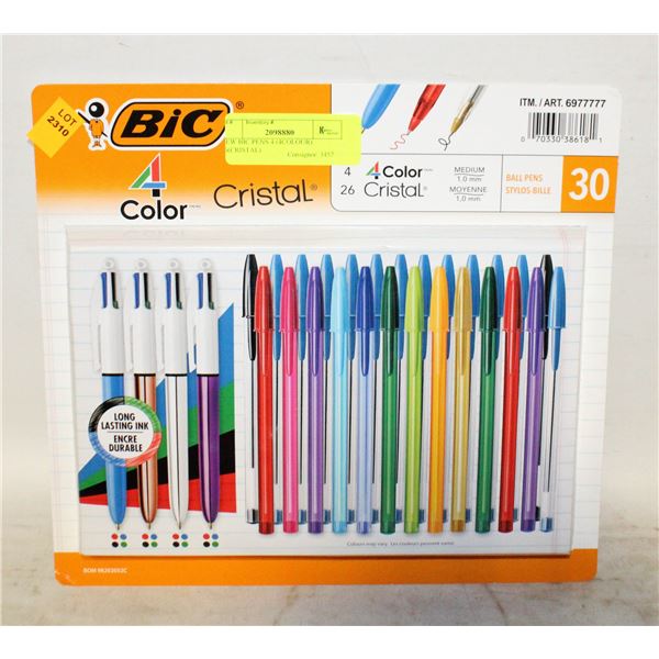 NEW BIC PENS 4 (4COLOUR) 26(CRISTAL)