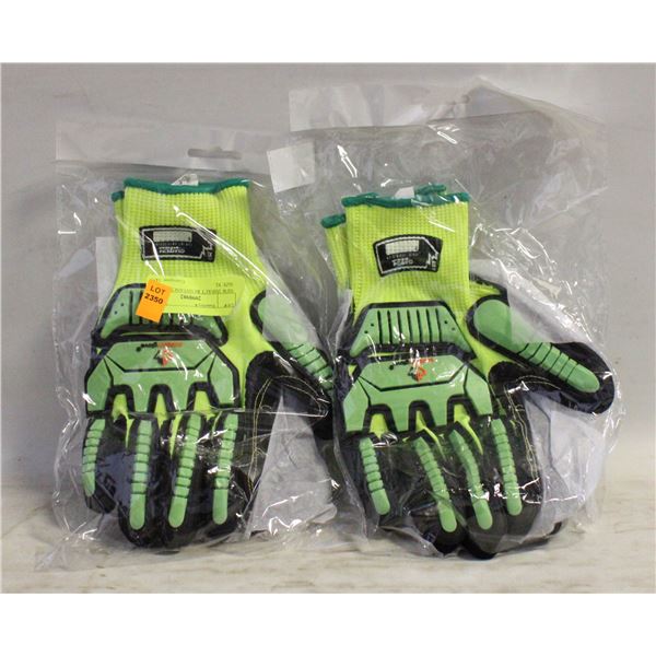 NEW IMPACT RESISTANCE GLOVES 2 SIZE XL
