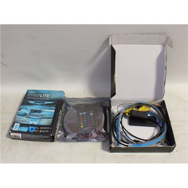 AUTOMOBILE ACCENT STRIP LIGHTS 3PKS