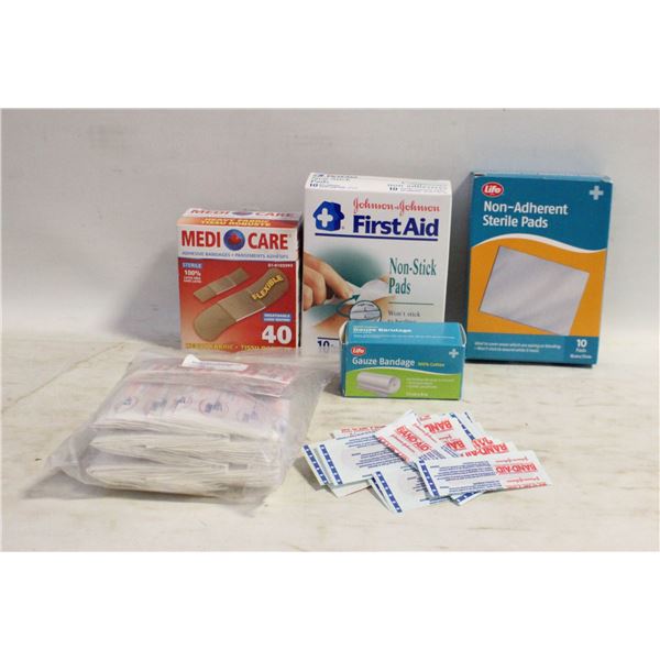 BANDAIDS, GAUZE, PADS