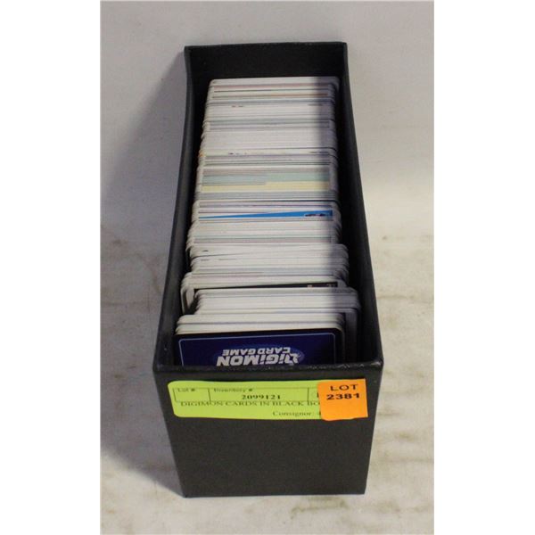 DIGIMON CARDS IN BLACK BOX