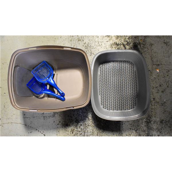 2 CAT LITTER SETS
