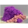 Image 1 : AUTHENTIC FUR SCARF & FAUX FUR PLUM PURPLE