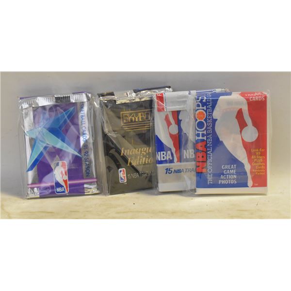 4 PACKS VARIOUS SPORTS CARDS