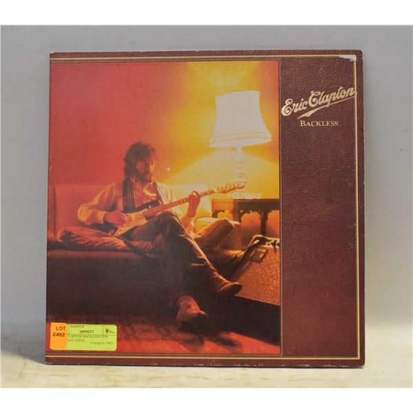 ERIC CLAPTON BACKLESS 1978 ORIGINAL VINYL