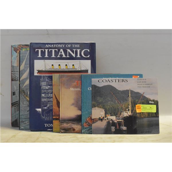 BOATS, SHIP & LINERS BOOKS ALL TOGETHER-ESTATE