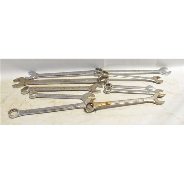 FLAT OF VARIOUS SIZE WRENCHES 1/4 INCH