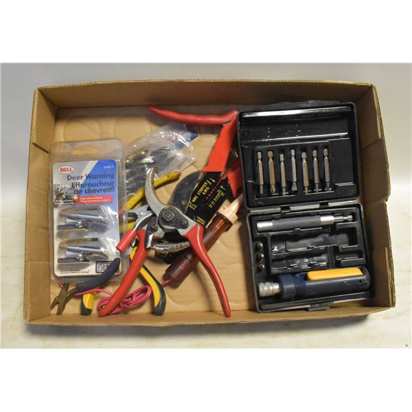 BOX OF MIS CUTTERS AND MORE
