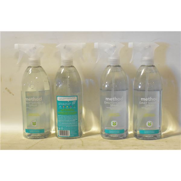 (4) X 828ML METHOD DAILY SHOWER SPRAY