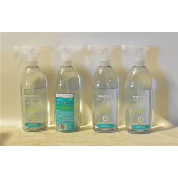 (4) X 828ML METHOD DAILY SHOWER SPRAY