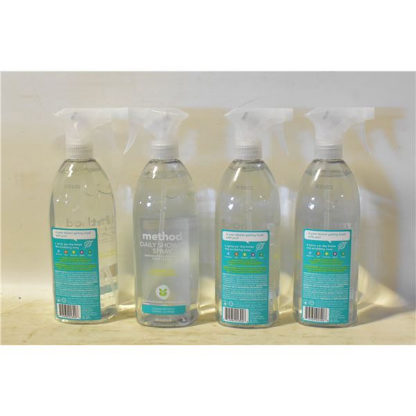 (4) X 828ML METHOD DAILY SHOWER SPRAY