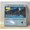Image 1 : NEW SEALED 500PCS A PERFECT RIDE JIGSAW PUZZLE