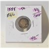 Image 1 : 22)  CANADIAN 1888 VICTORIAN NICKLE, 92.5%