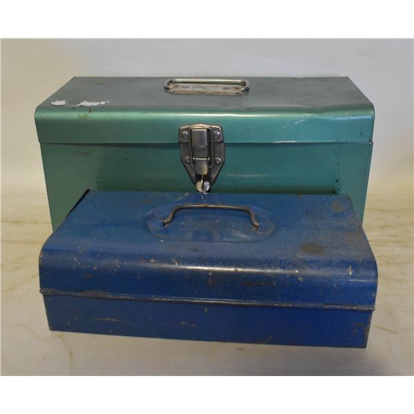 VINTAGE METAL TOOLBOXES