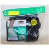 Image 1 : BLACK ANKLE SOCKS 6-12 SIZE 6-PACK FRUIT OF THE